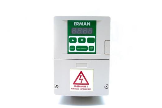 Контроллер насоса ER-G-220-02-2,2 (220В, 2,2кВт, IP20) расширенные настройки, датчик протечки, мини 