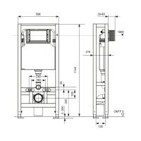 Застенный модуль TECEspring с двойной рамой_1