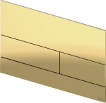 TECEsquare II. Панель смыва,  металл, PVD Polished Gold Optic