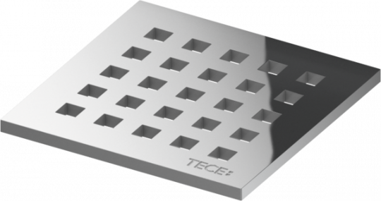 TECE Декоративная решетка quadratum 100 х 100 мм